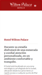 Mobile Screenshot of hotelwiltonmardelplata.com